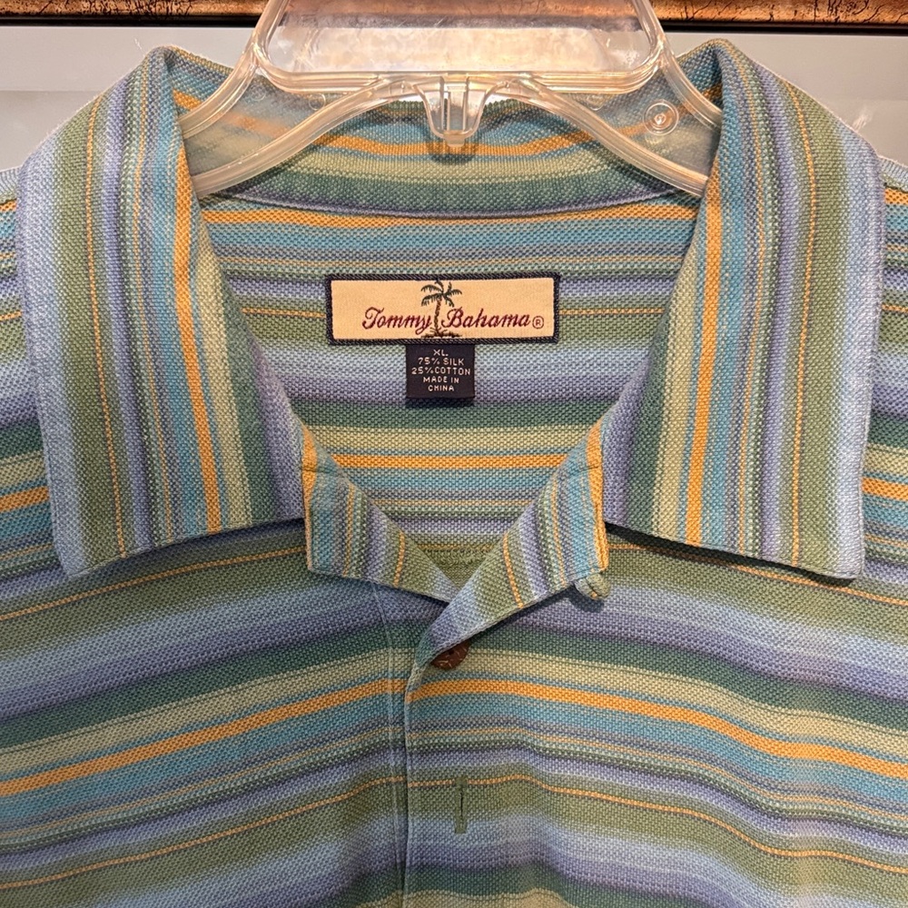 Tommy Bahama Men's Multicolor Striped Polo